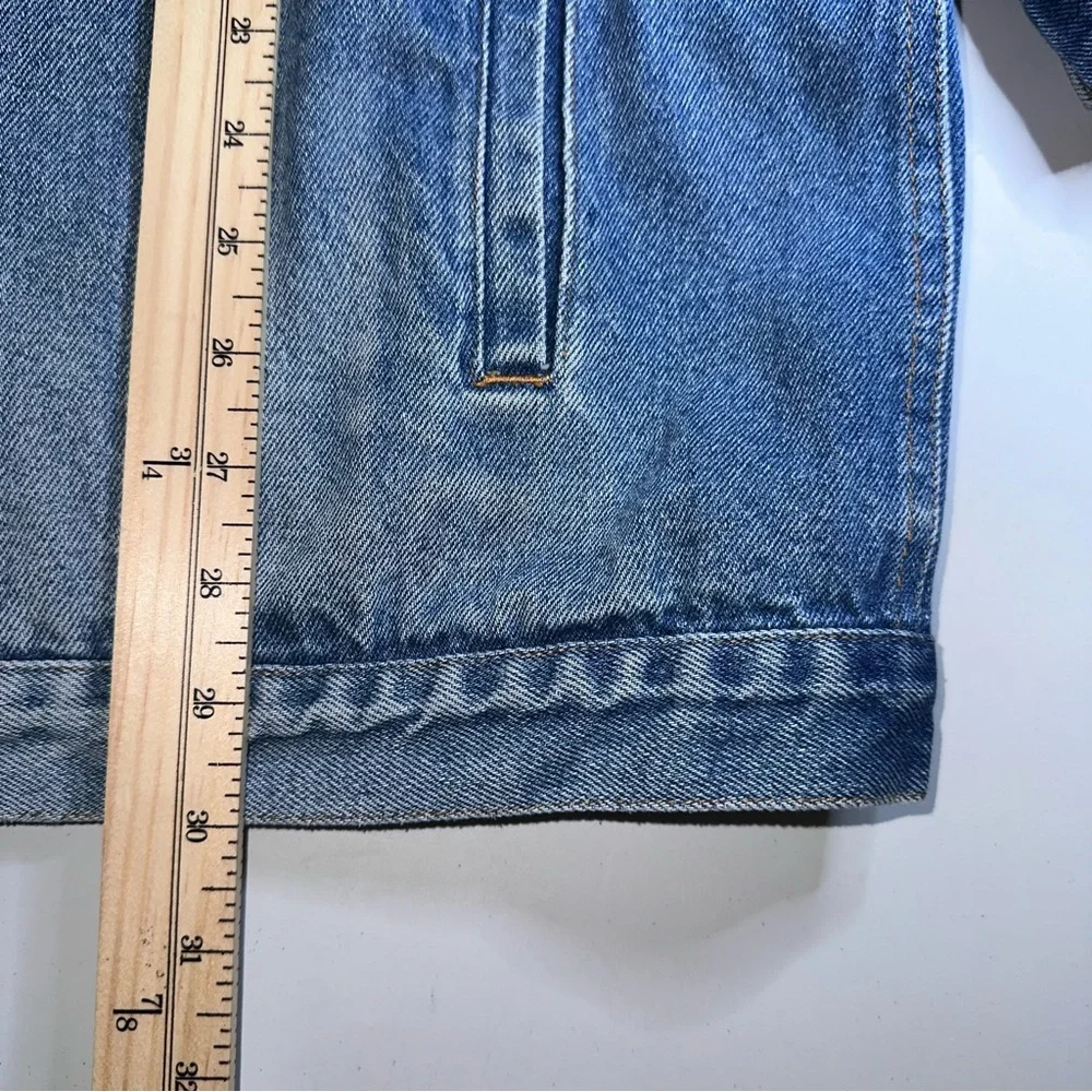 Vtg Hunter’s Run Denim Trucker Jacket Blue‎ Classic Vtg Wash Button Front Sz 1XL